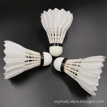 76 Speed Duck Feather Bent Straight Beginner's Shuttlecocks